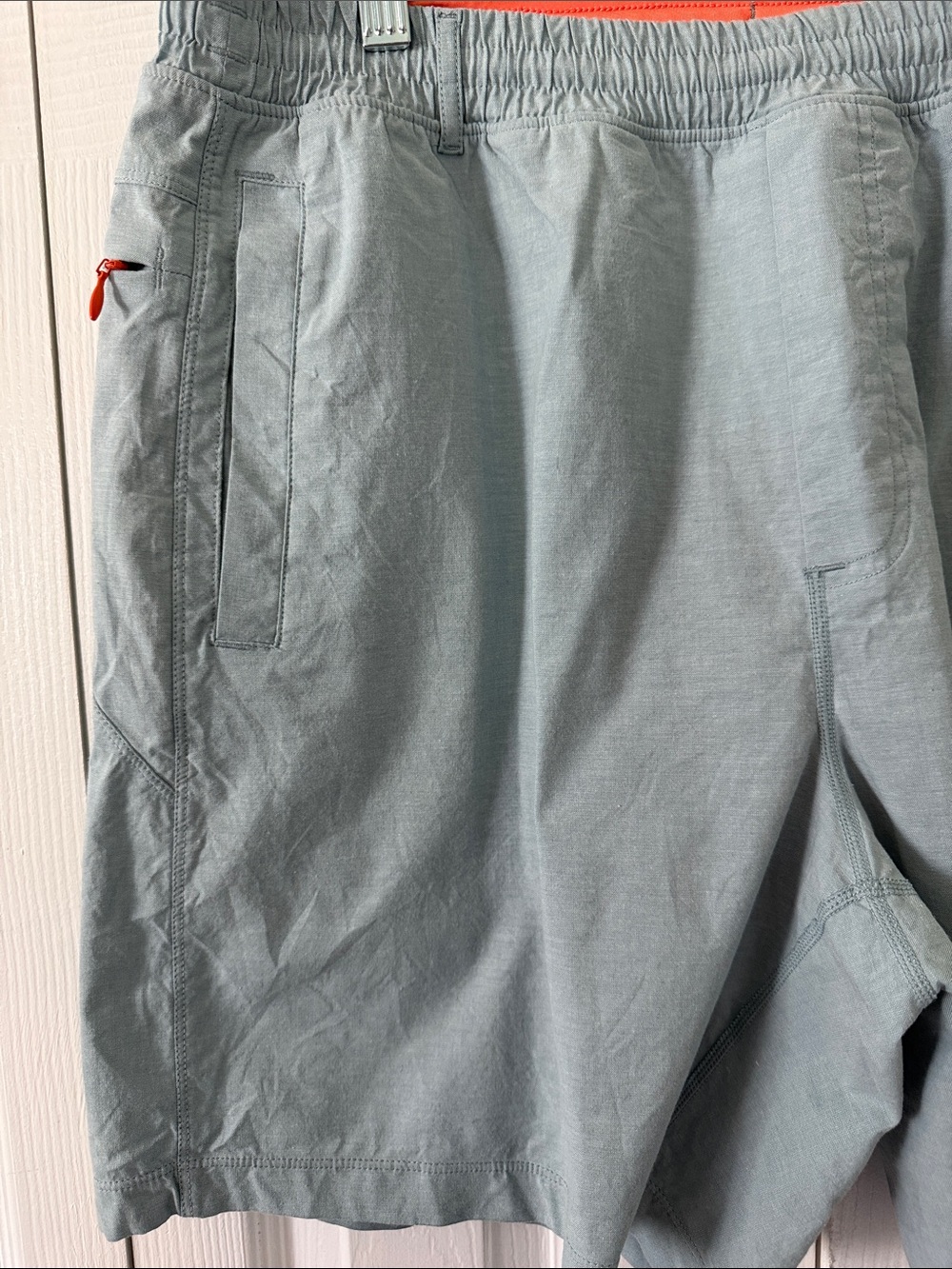 Birddogs Shorts Men’s Gray Blue Lined Hiking Gym Running Athletic Shorts Sz XL - Picture 3 of 7
